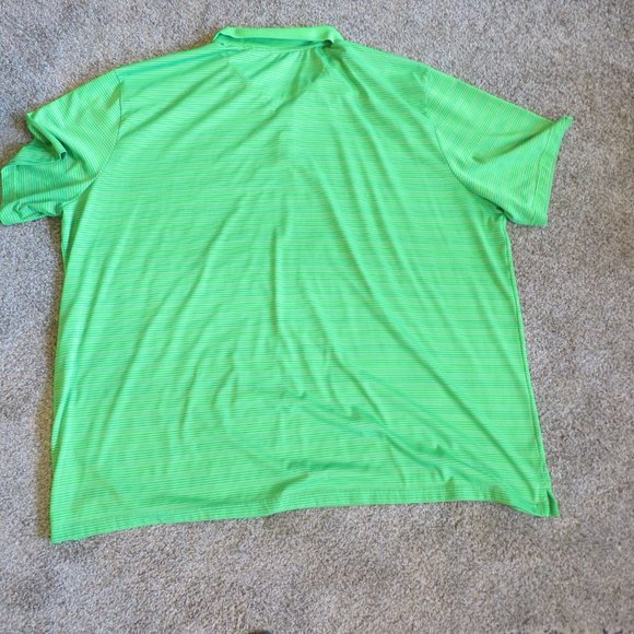 DAVID TAYLOR SIZE 4XL GREEN PRO GOLF SHIRT POLO #131 - Picture 6 of 6